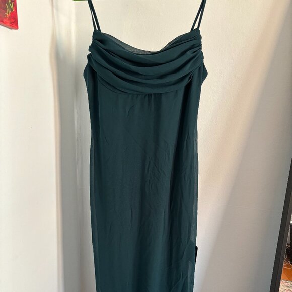 Emerald Green long Lulus dress size 4 - Picture 1 of 1